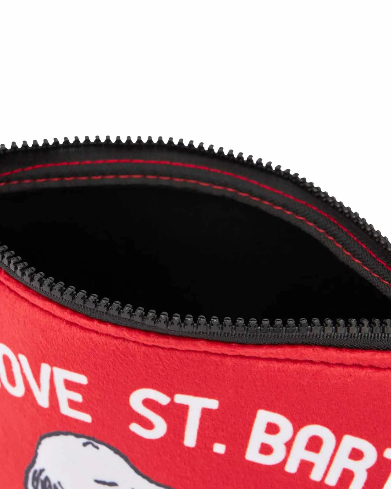 Pochette Aline Snoopy rosso