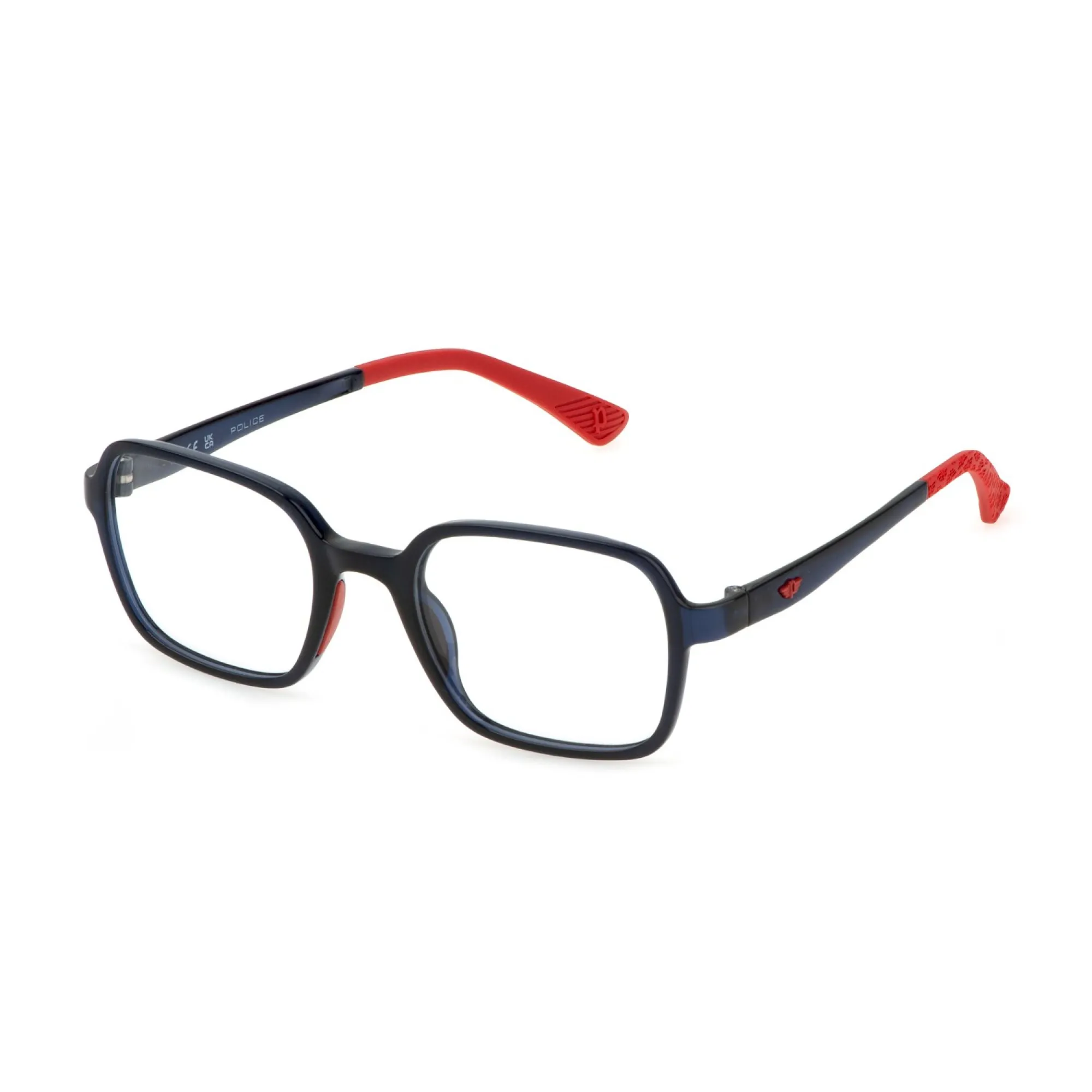   Police VK130 - 0D43 Blu Navy Lucido | Occhiale Da Vista Bambino Unisex 