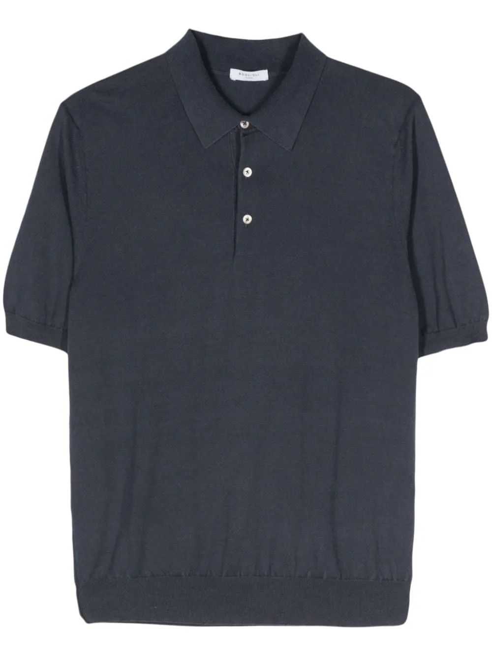 Polo a maniche corte Boglioli in blu - uomo