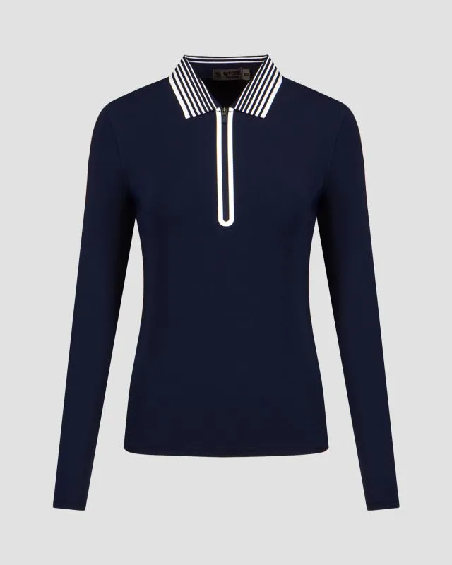 Polo a maniche lunghe da donna G/Fore Silky Technylon