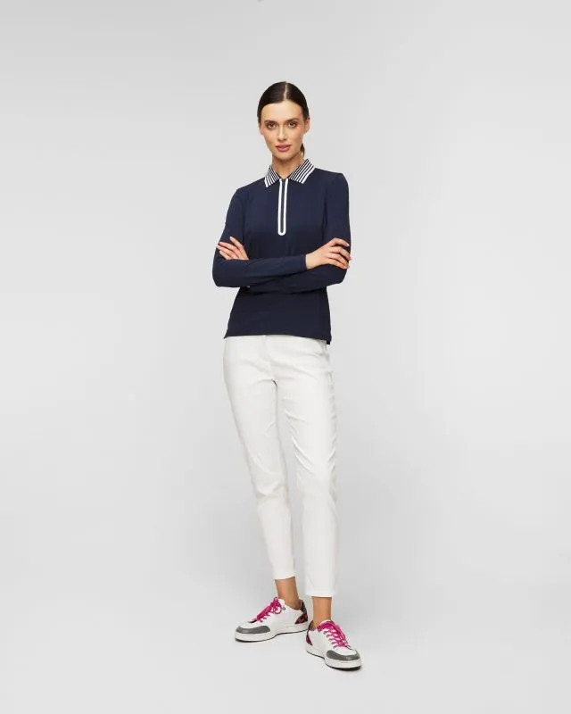Polo a maniche lunghe da donna G/Fore Silky Technylon