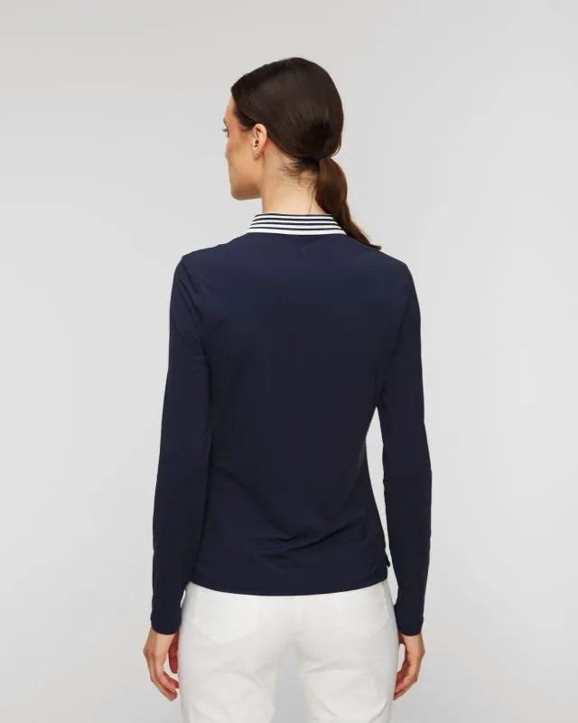 Polo a maniche lunghe da donna G/Fore Silky Technylon