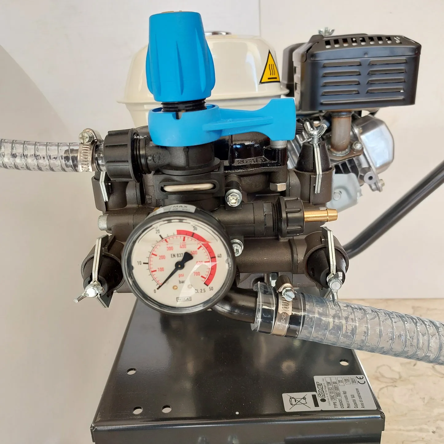 Pompa Irrorazione a Scoppio CON CARRIOLA LT. 120 MOTOPOMPA MC25 + AVVO