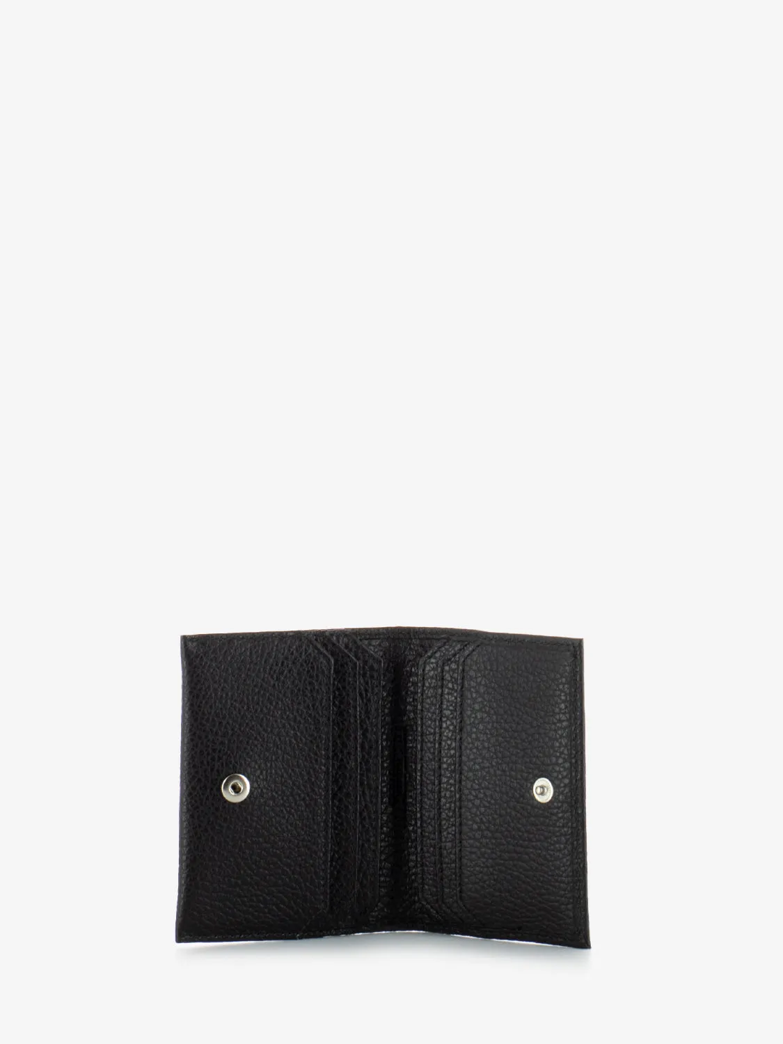 Portatessere in pelle dollaro nero