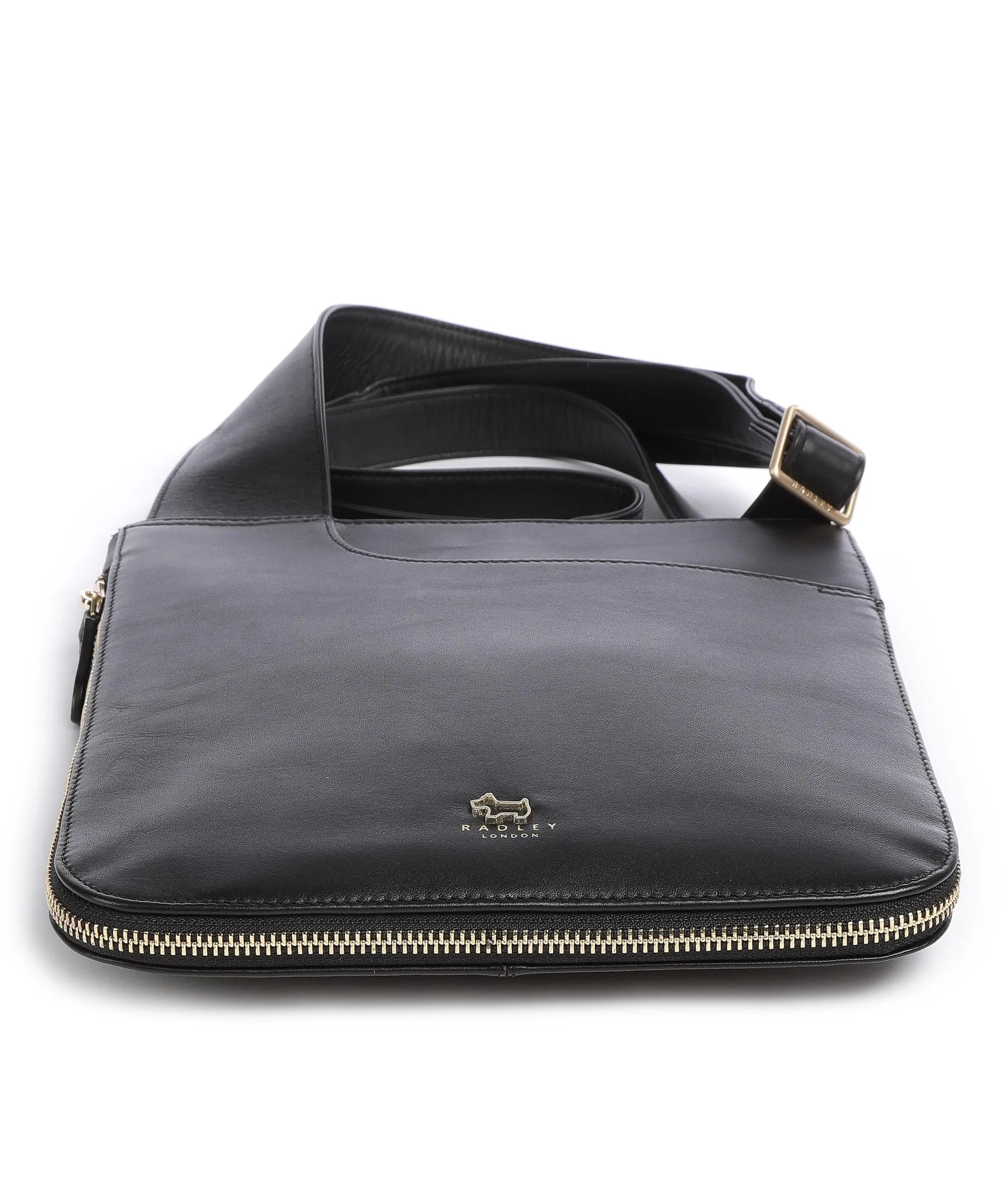  Radley London Pockets Borsa a tracolla pelle di vacchetta finemente grana nero  