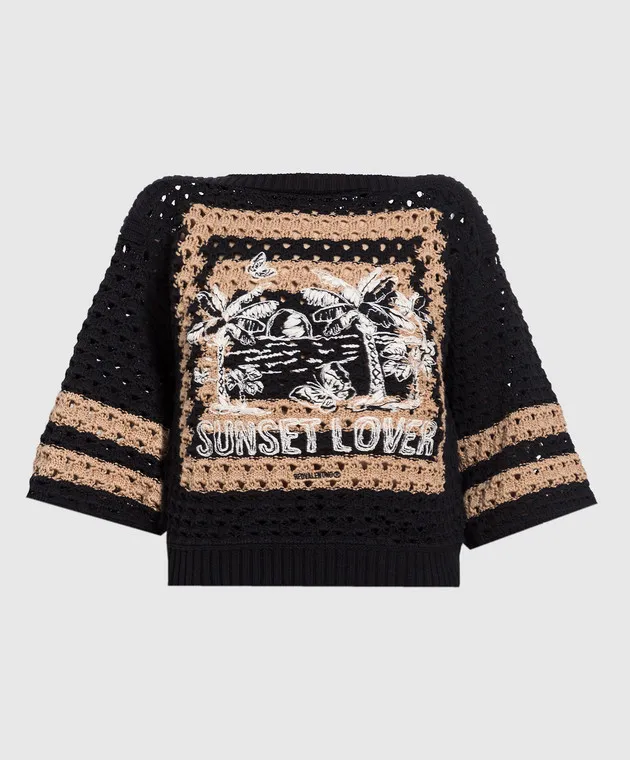 Red Valentino Maglione nero XR0KC13A6G4