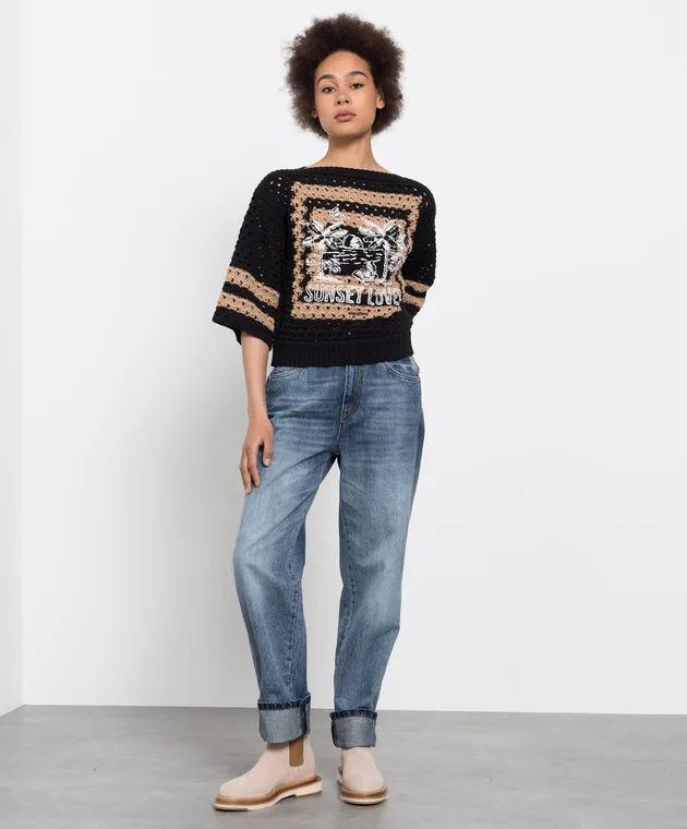 Red Valentino Maglione nero XR0KC13A6G4