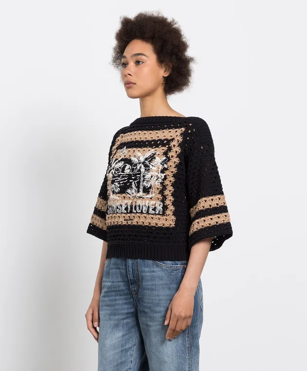 Red Valentino Maglione nero XR0KC13A6G4