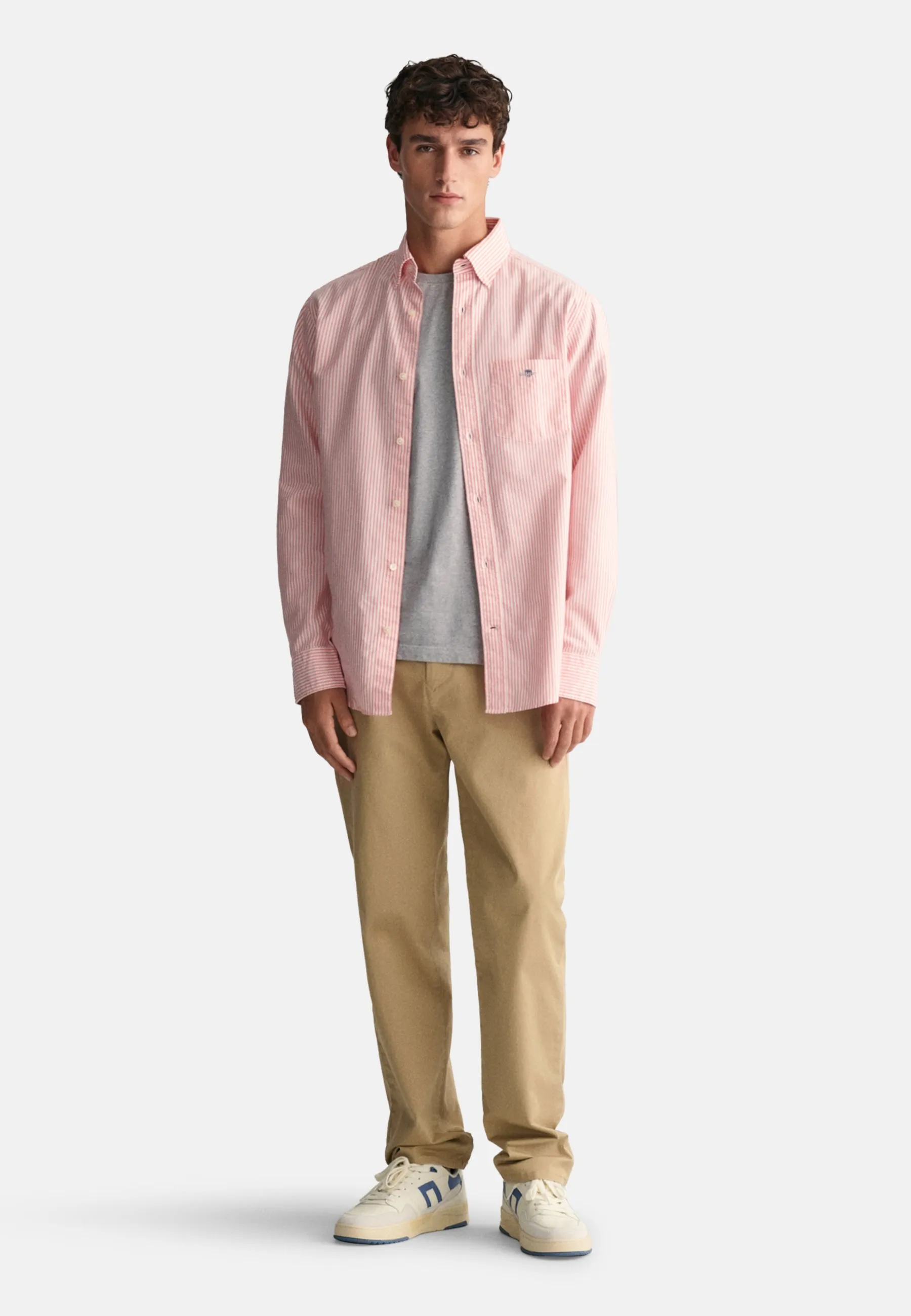 REG OXFORD BANKER STRIPE  - Camicia