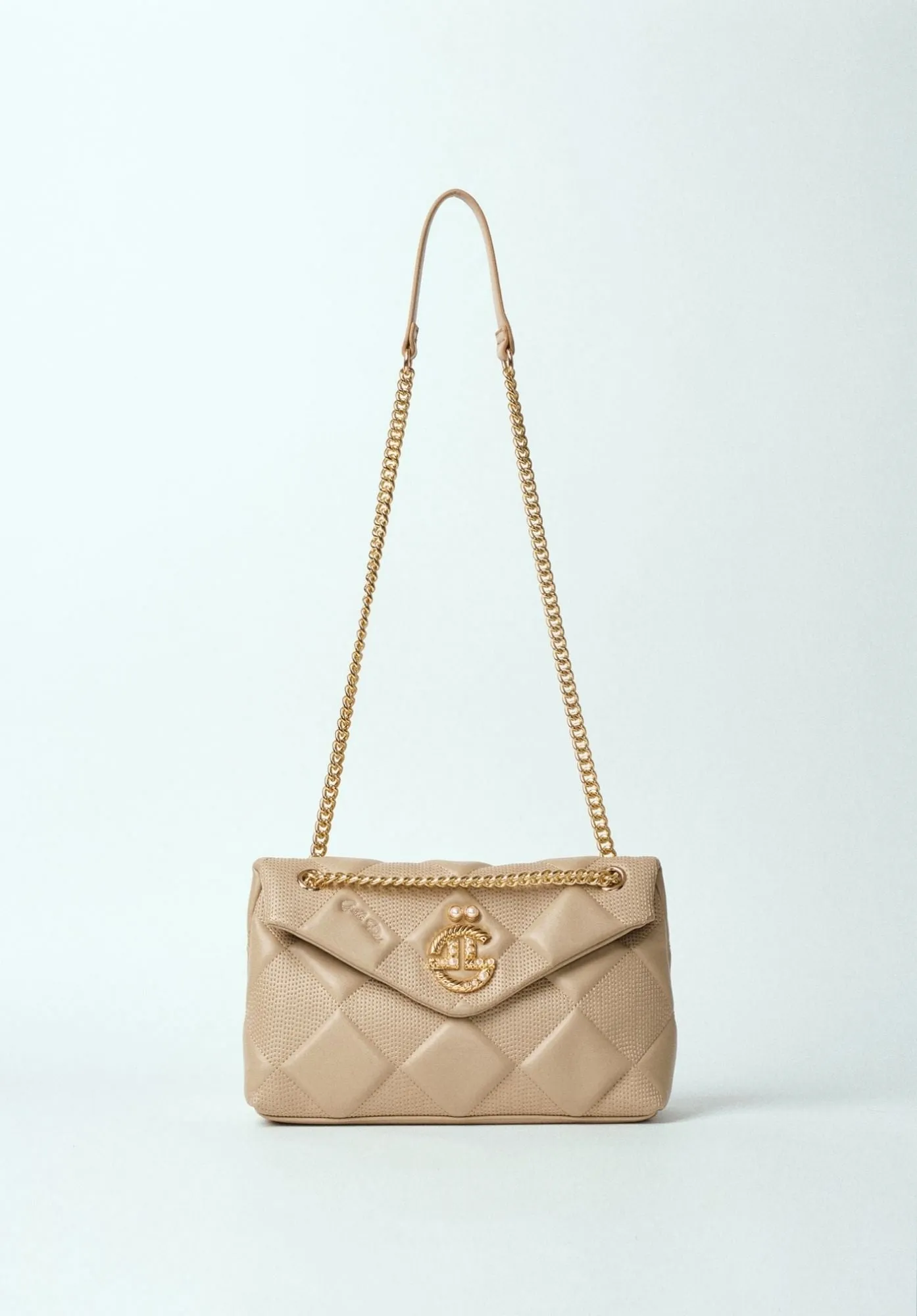 REGULAR SHOULDER STRAP MATELASSE ECOPELLE E LOGO