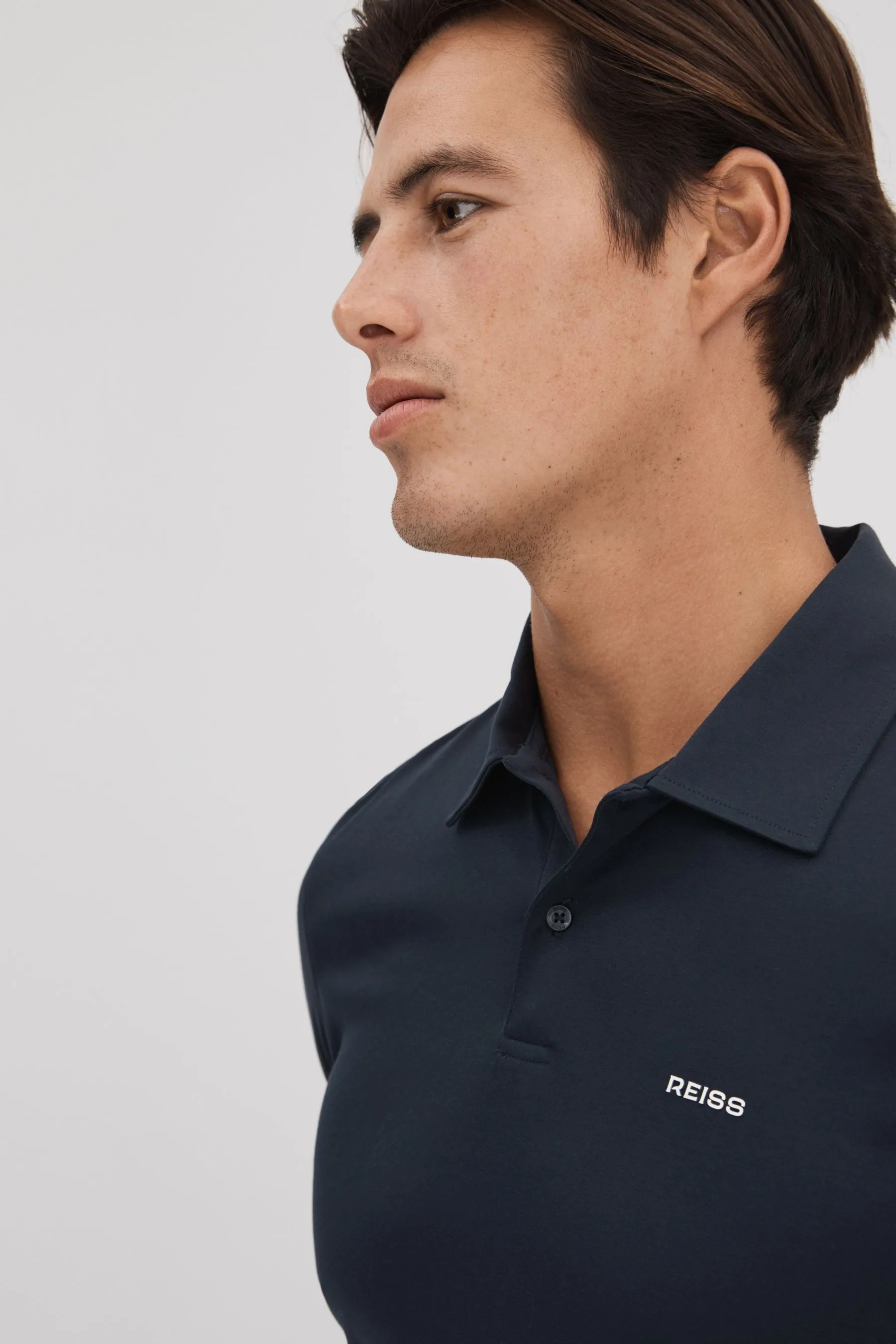 Reiss Owens - Vestibilità attillata / Slim - Polo in cotone    