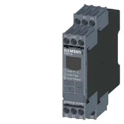 Relè di monitoraggio Corrente Siemens 3UG48251CA40, DPDT