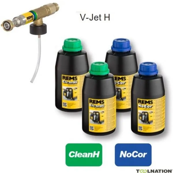 Rems 115853 R Starter kit H Per la pulizia e la conservazione dei sistemi di riscaldamento a radiatori e a pavimento per Rems Mu