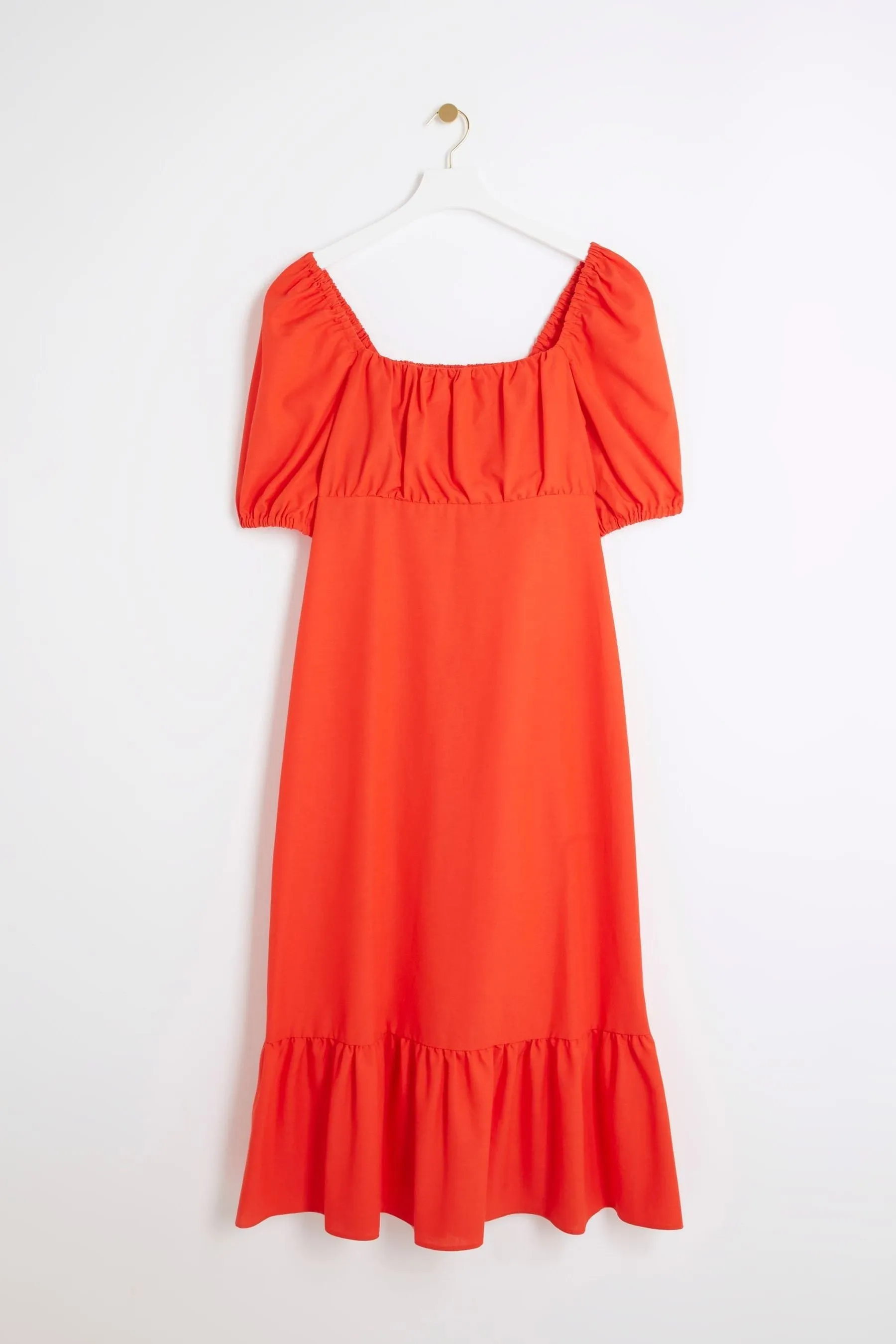 River Island - Abito midi milkmaid
