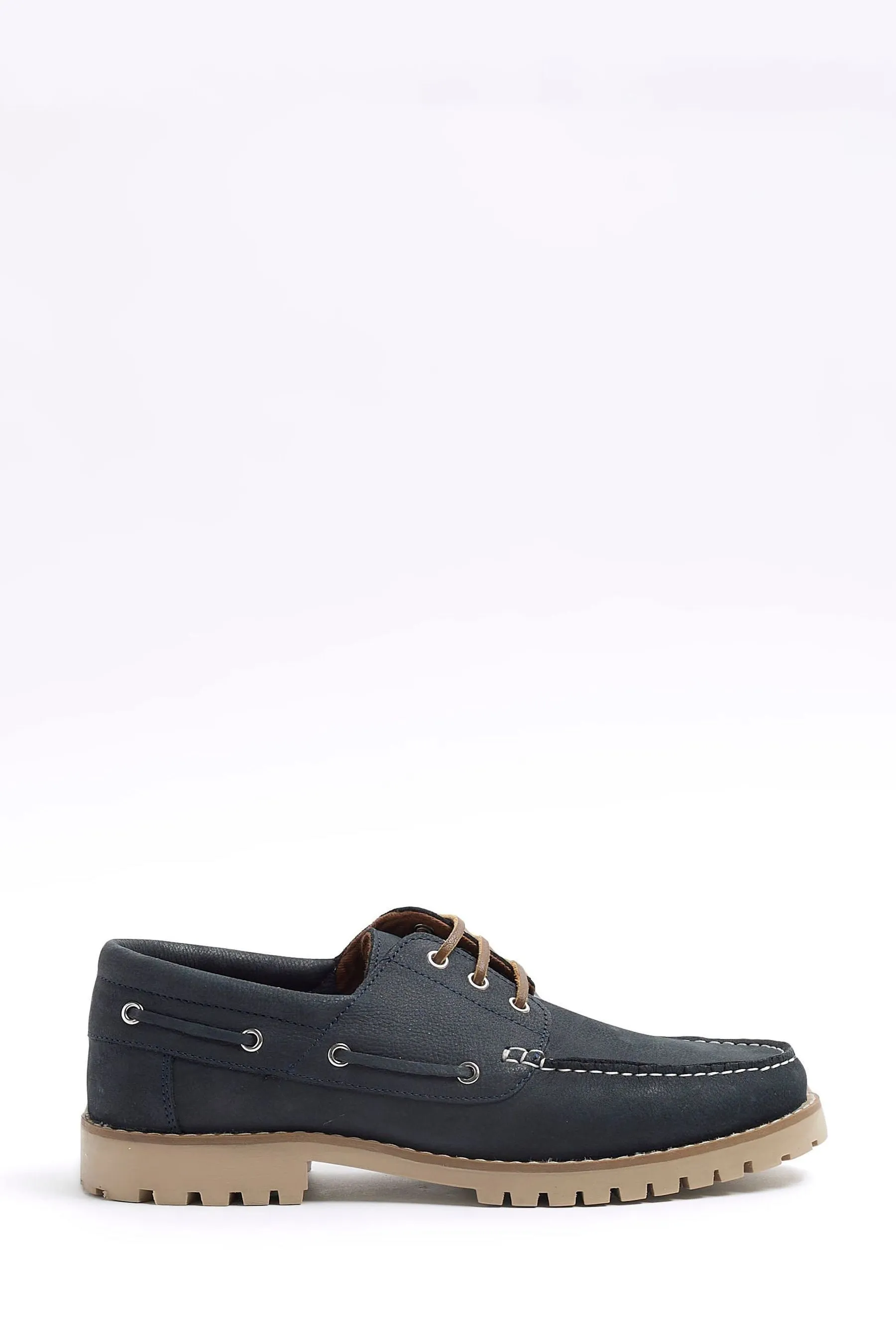 River Island - Scarpe da barca in pelle