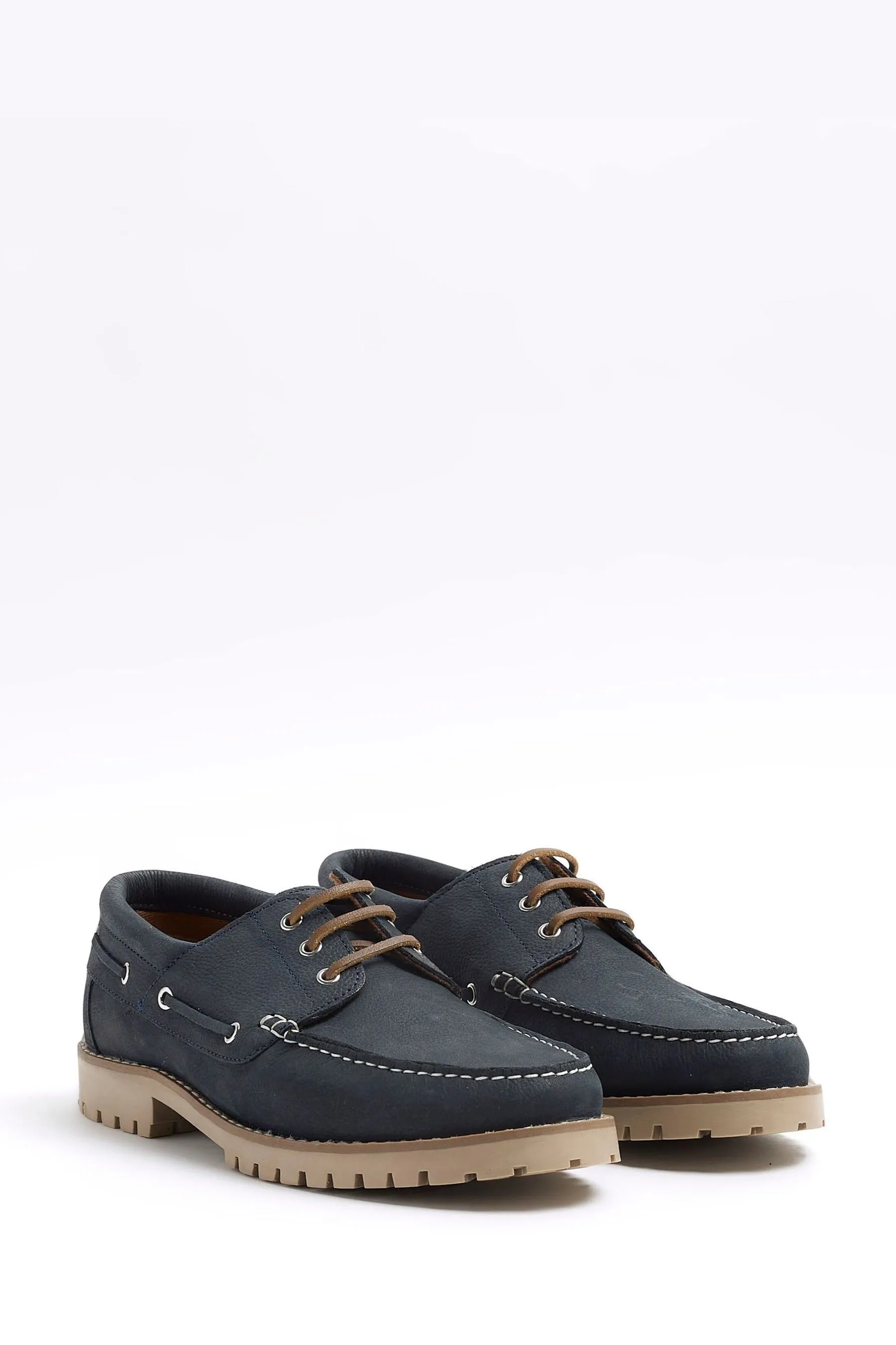 River Island - Scarpe da barca in pelle