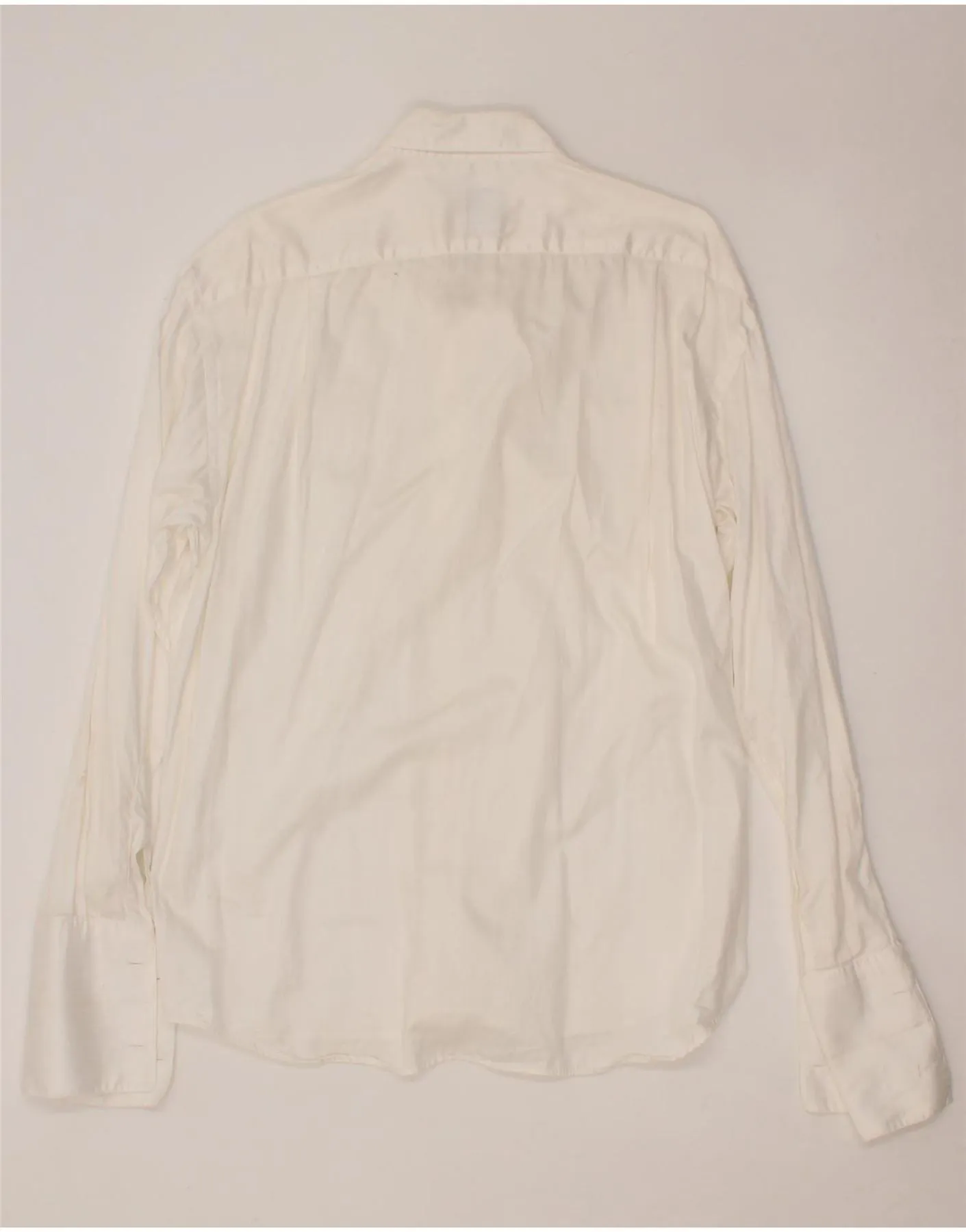 ROCCOBAROCCO Mens Formal Shirt Size 43 17 XL White