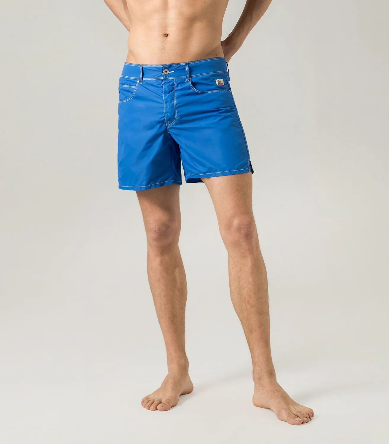 Roy roger's pantaloncino mare beach nylon lavato