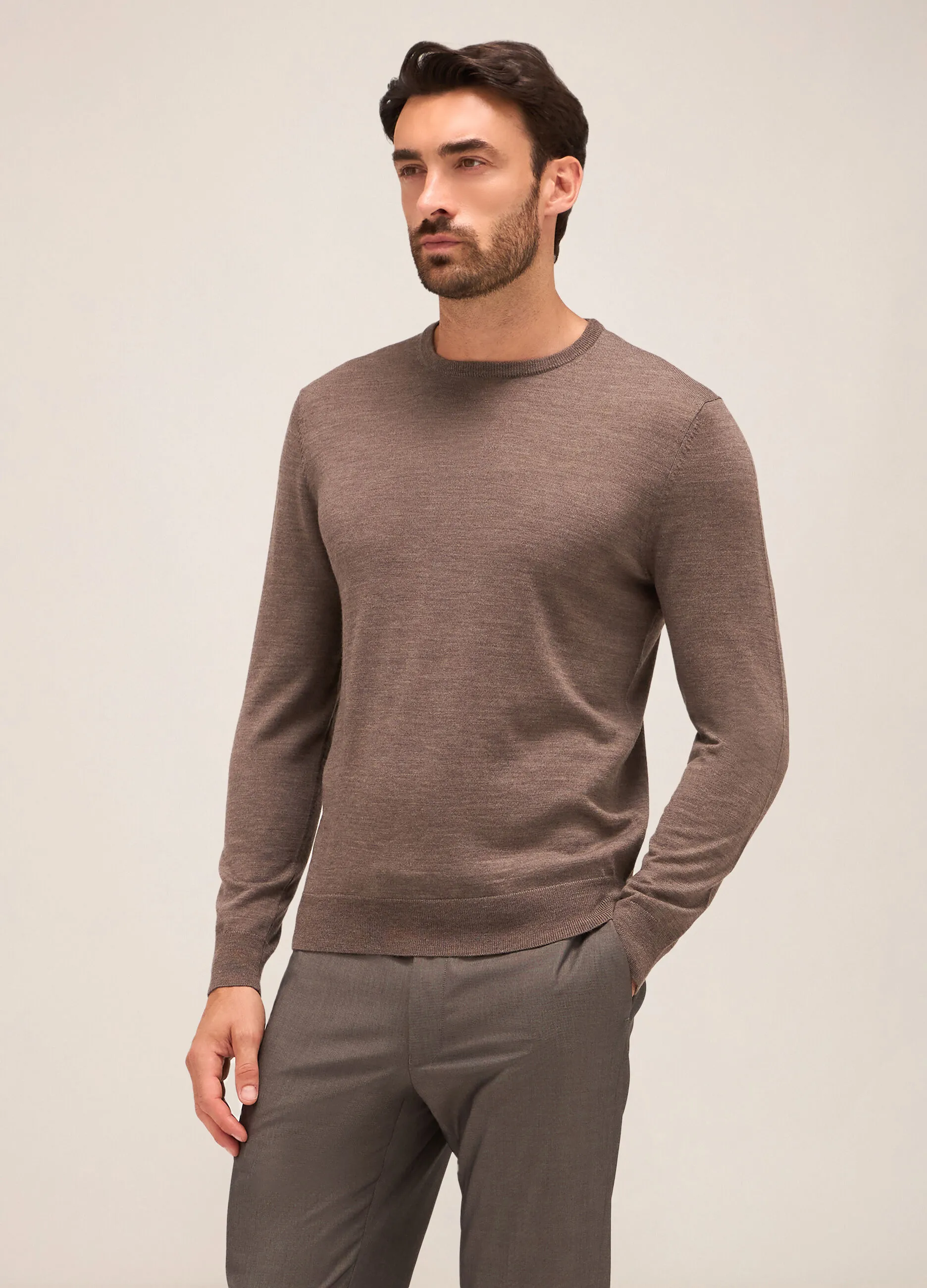RUMFORD  Maglione girocollo in lana merino uomo
