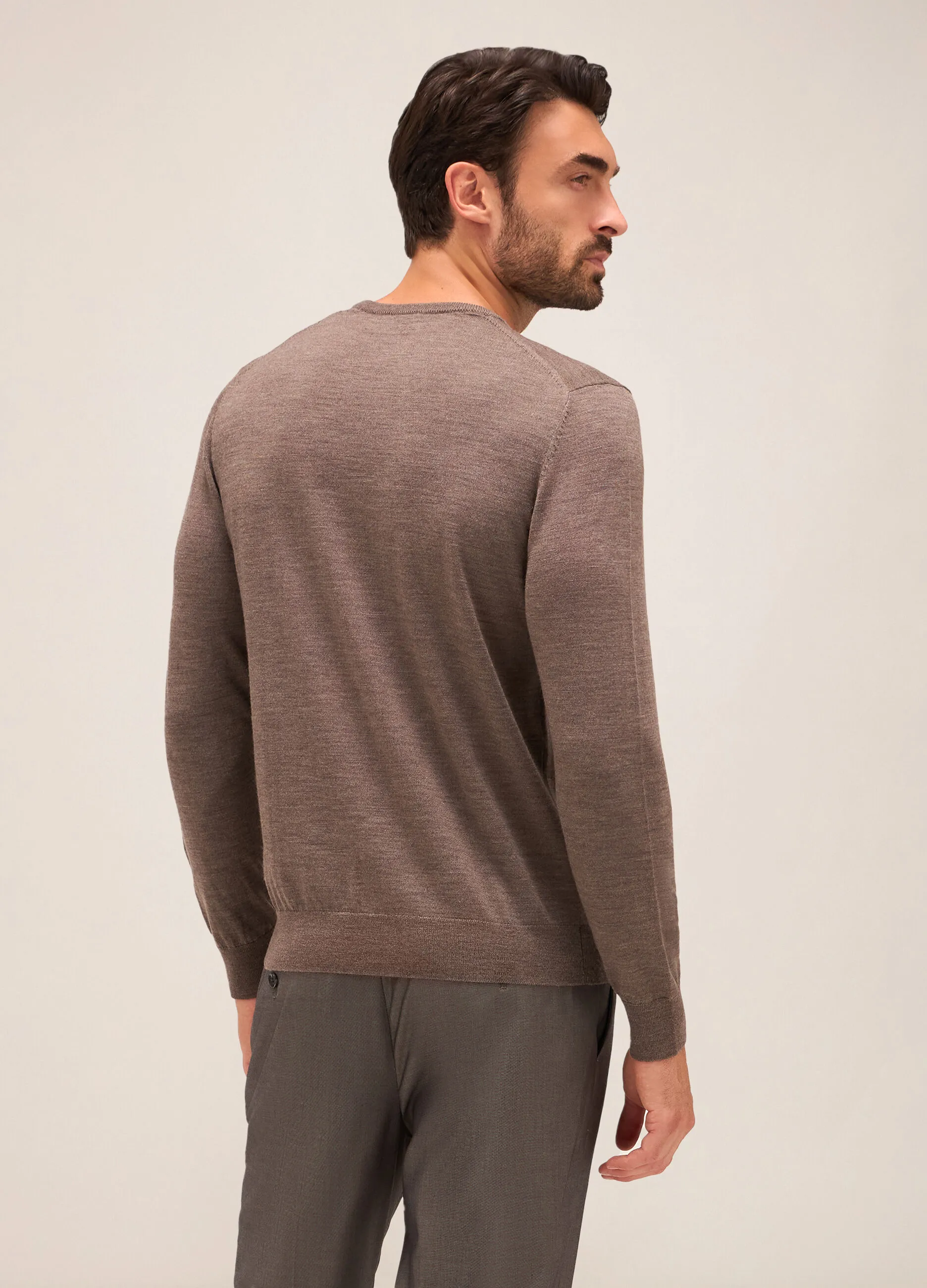 RUMFORD  Maglione girocollo in lana merino uomo