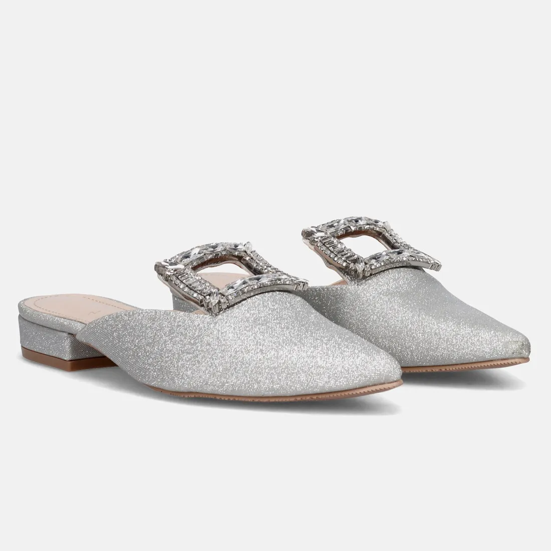 Sabot Twenty Fourhaitch Bernard’s Star argento con fibbia gioiello