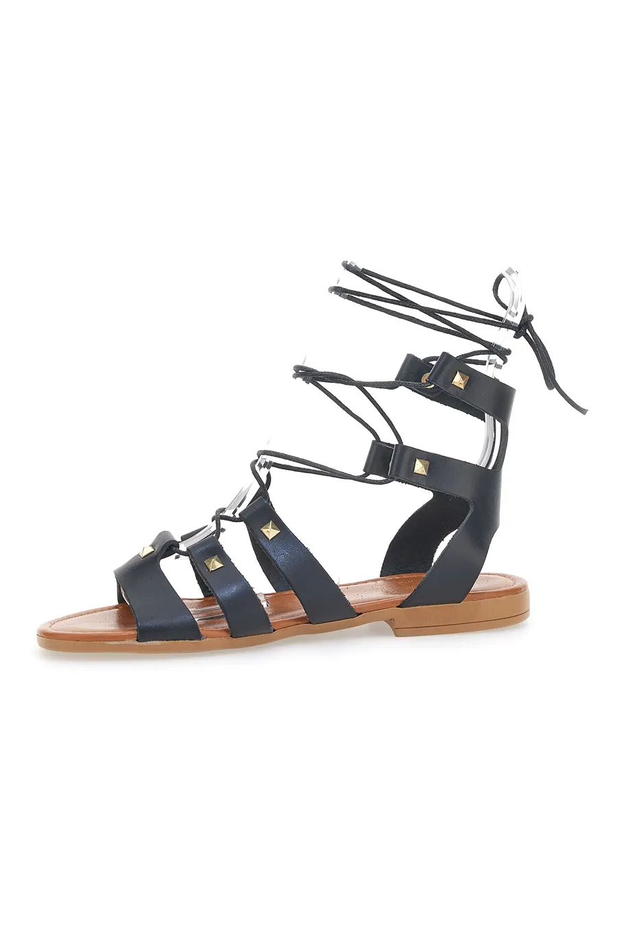 Sandali Lace-Up Prima Riga 405 Neri