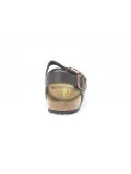 Sandalo Birkenstock MILANO in pelle marrone scuro