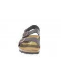 Sandalo Birkenstock MILANO in pelle marrone scuro