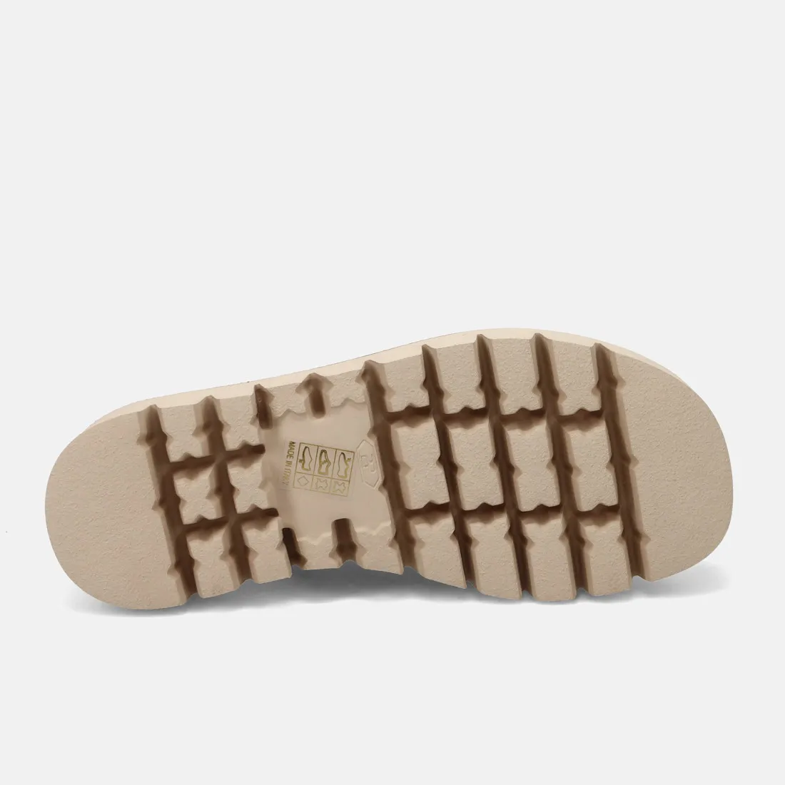 Sandalo platform Belle Vie in pelle bronzo oro con morbido plantare