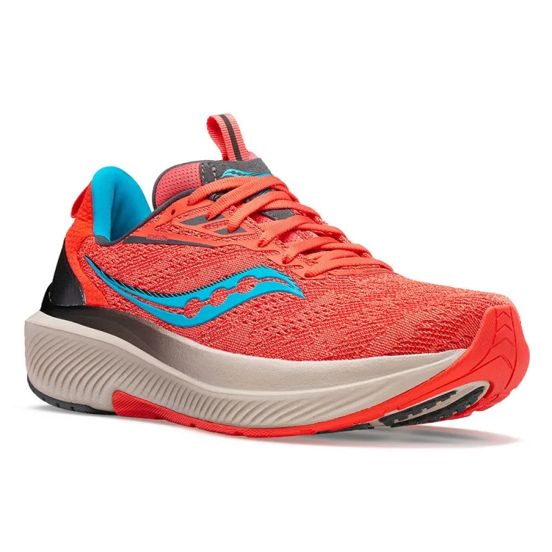 Saucony Echelon 9 Rosso Blu - Scarpe Running Donna