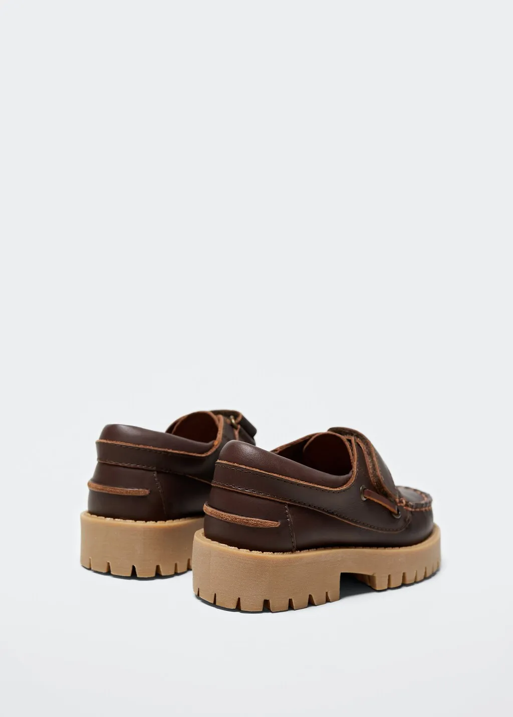 Scarpe barca pelle
