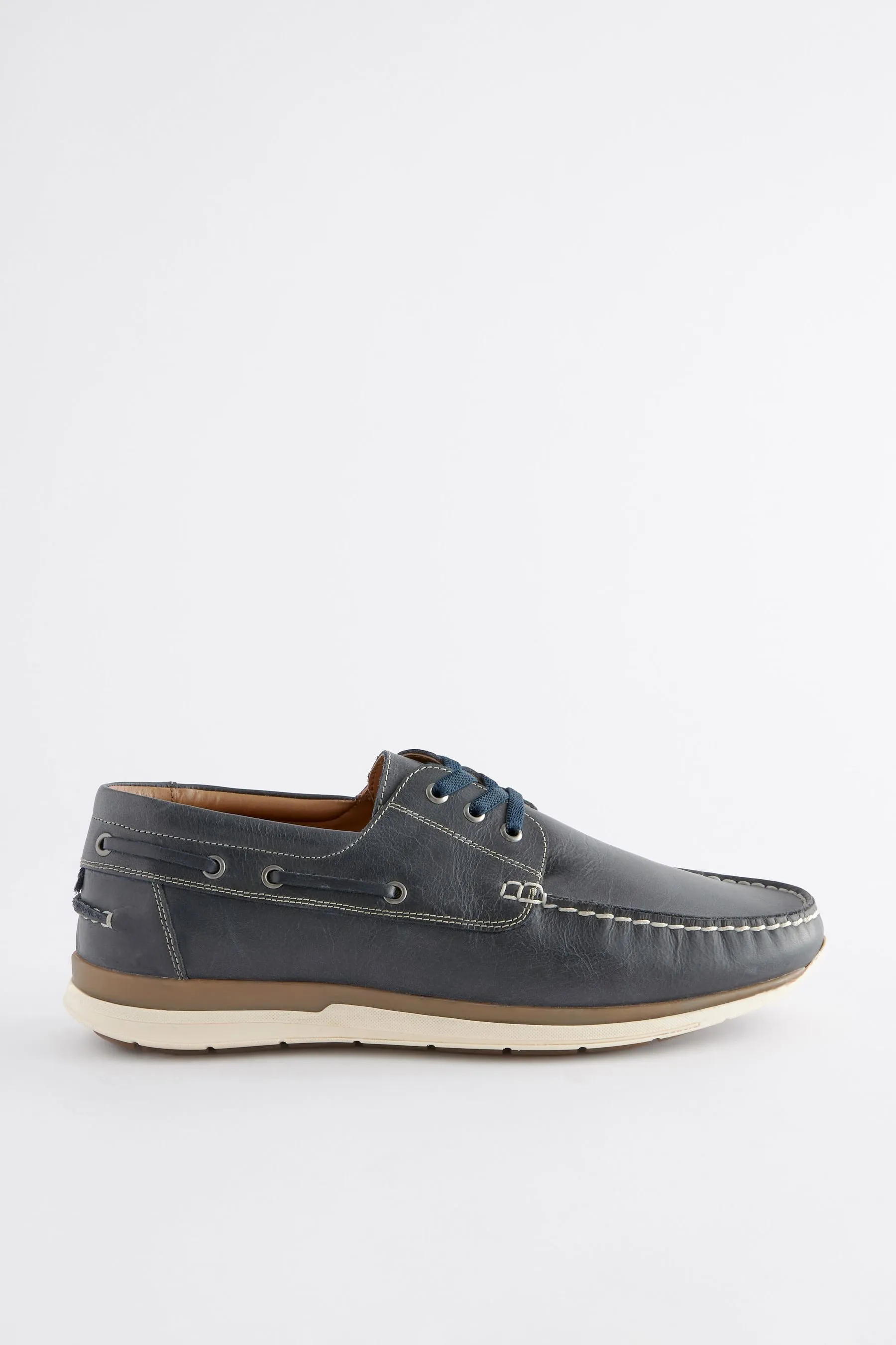 Scarpe da barca in pelle