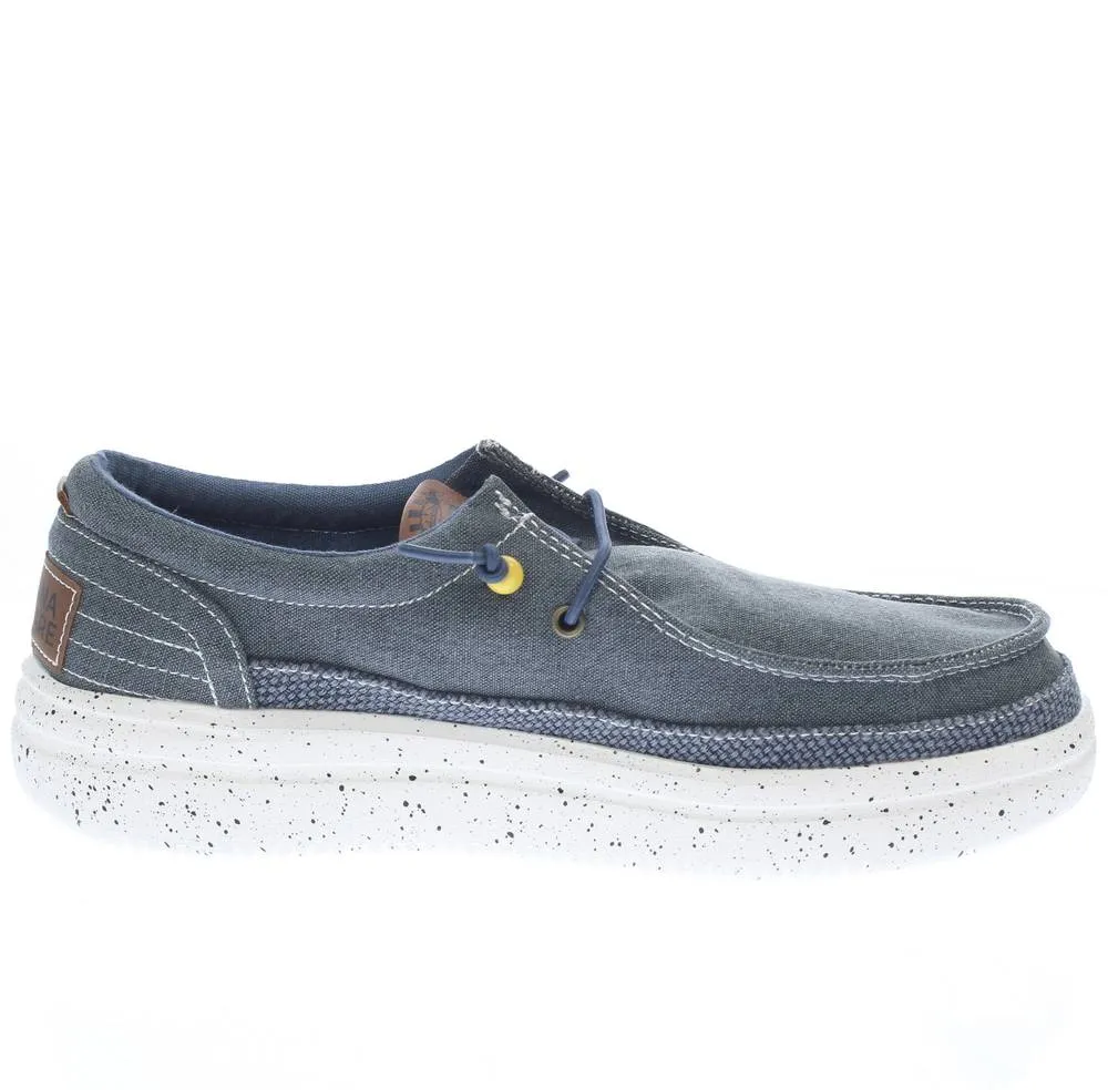 Scarpe da barca in tessuto