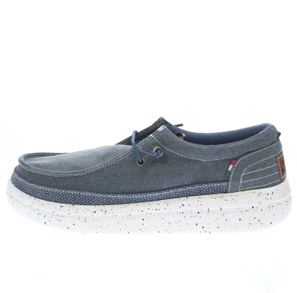 Scarpe da barca in tessuto