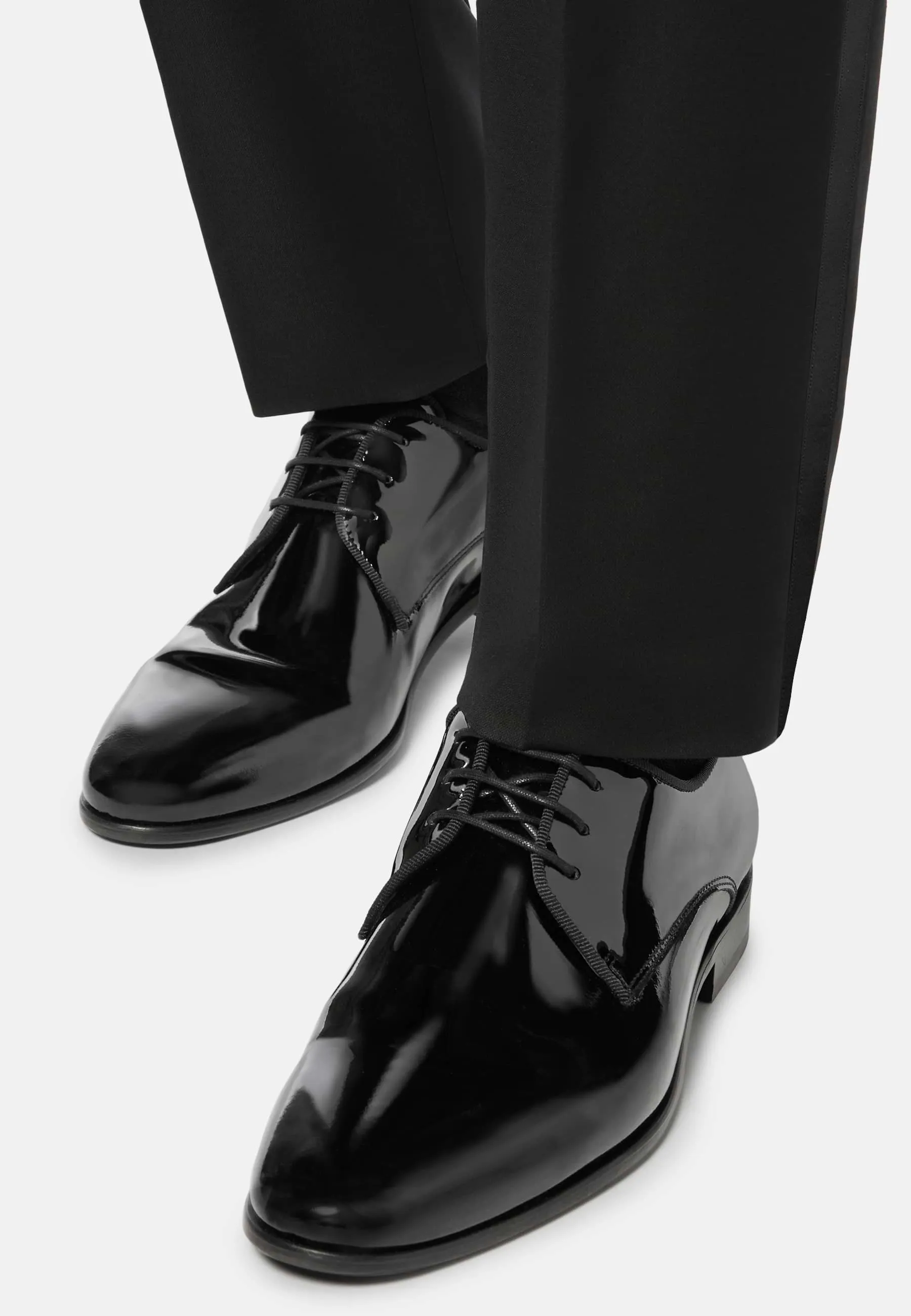 Scarpe Derby In Pelle