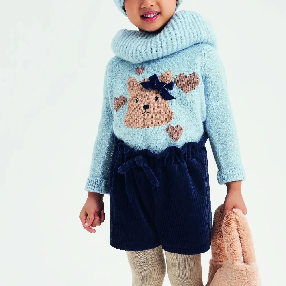 sciarpa ad anello 4.5074 bambina ido 