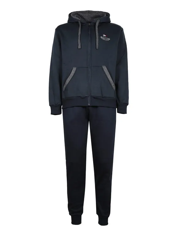 Scuola Nautica Italiana Sweat-shirt pour homme en coton avec capuche