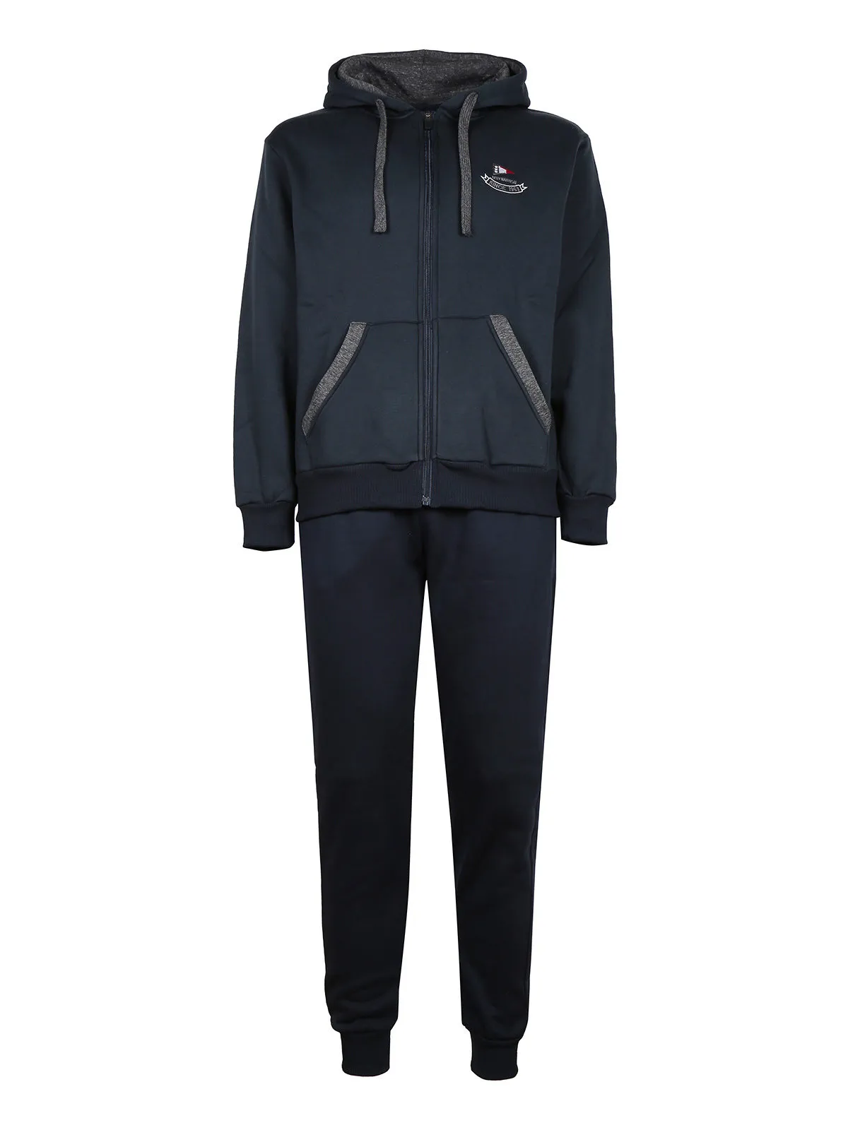 Scuola Nautica Italiana Sweat-shirt pour homme en coton avec capuche