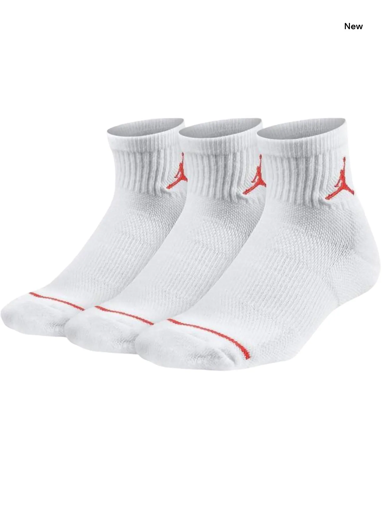 Set 3 paia di calzini bianchi con logo per bambini