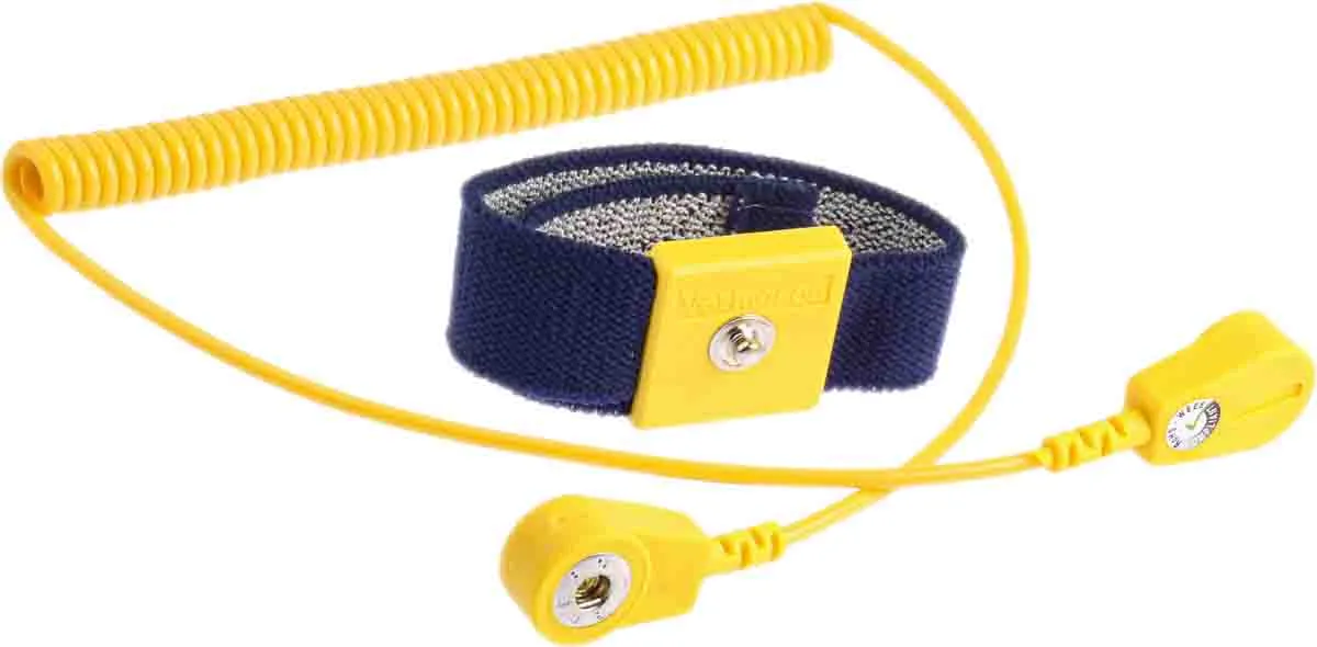 Set di cavi e cinghietta da polso messa a terra ESD RS PRO, Perno da 4 mm