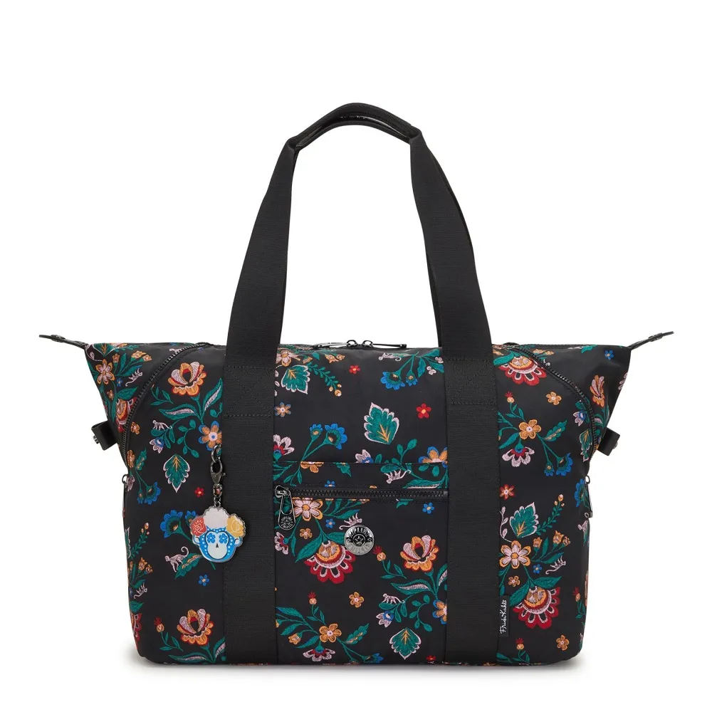SHOPPING KIPLING ART M SHOPPER LARGE MULTIUSO KPKI78303NF1 FRIDA KAHLO FLOREAL