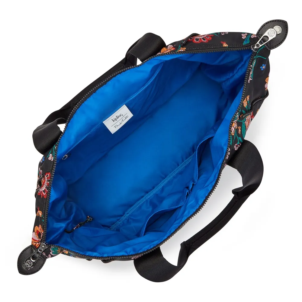 SHOPPING KIPLING ART M SHOPPER LARGE MULTIUSO KPKI78303NF1 FRIDA KAHLO FLOREAL