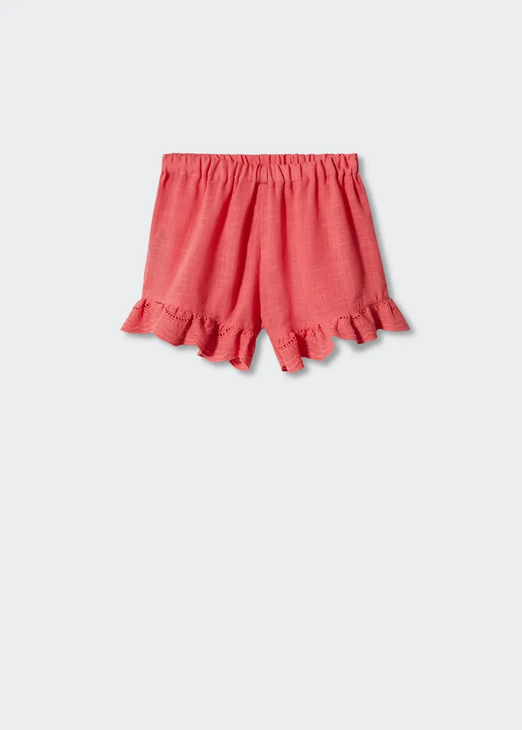 Short cotone ricamati