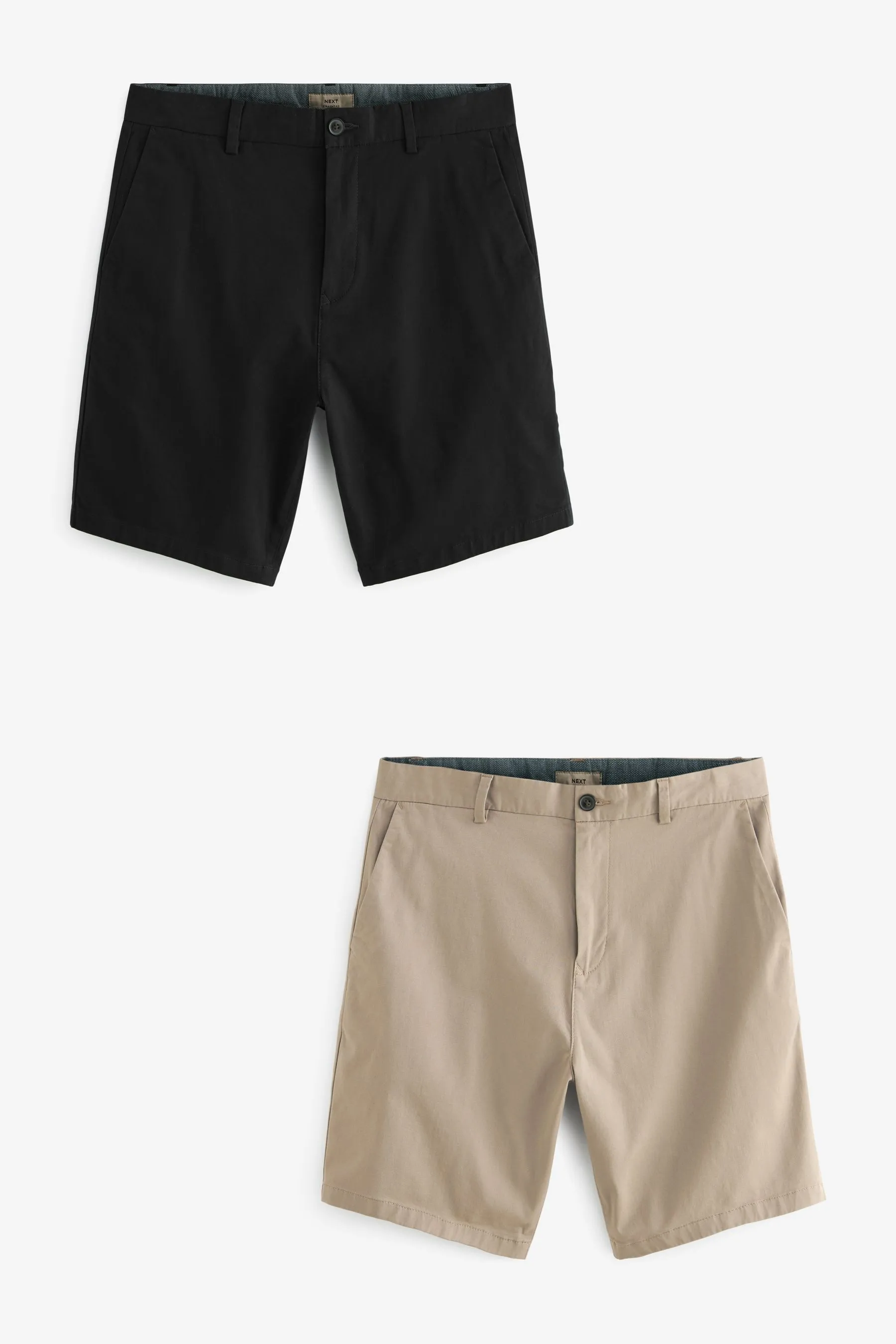 Shorts Pantaloni chino elasticizzati da 2 Confezione