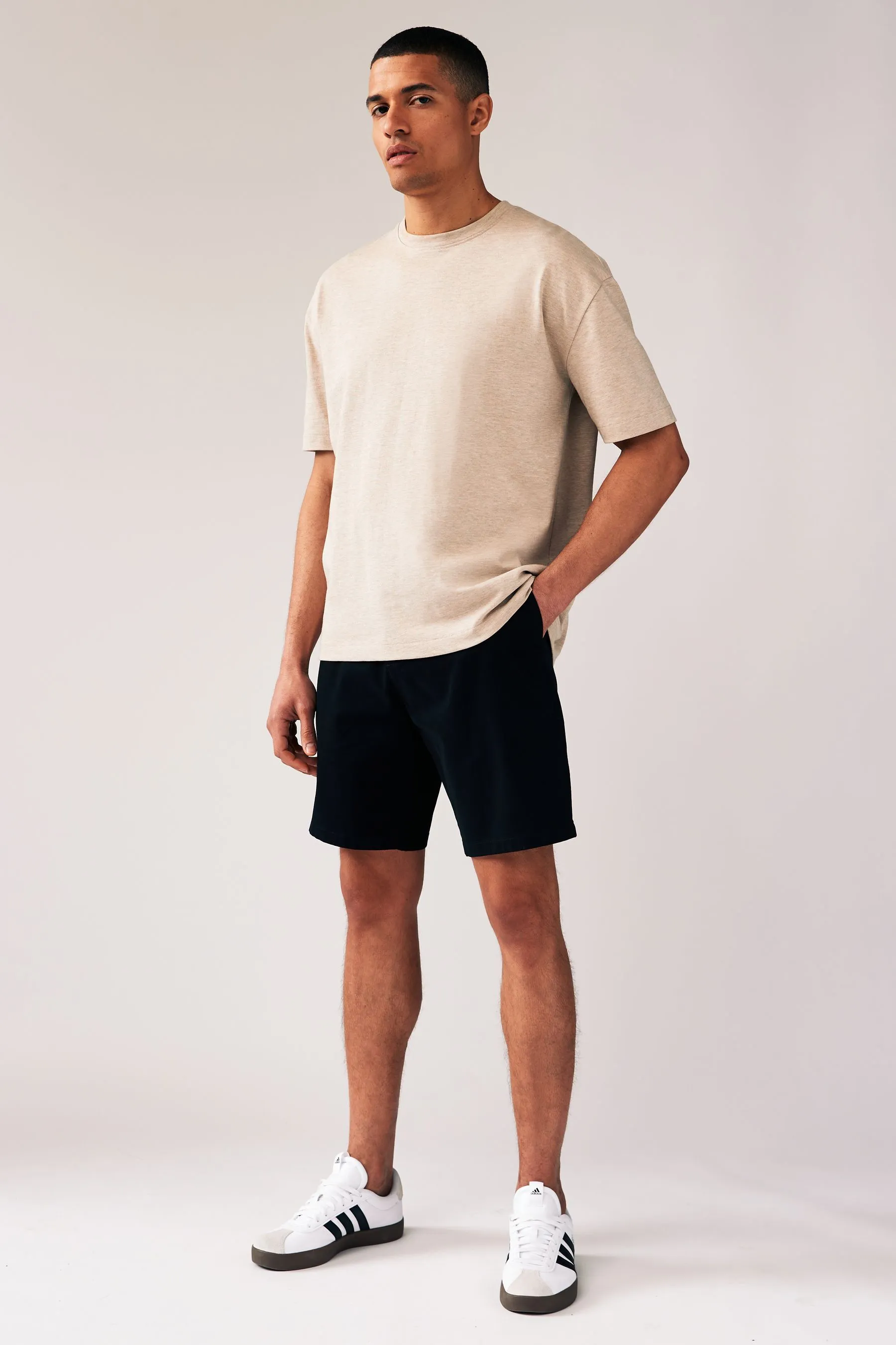 Shorts Pantaloni chino elasticizzati da 2 Confezione