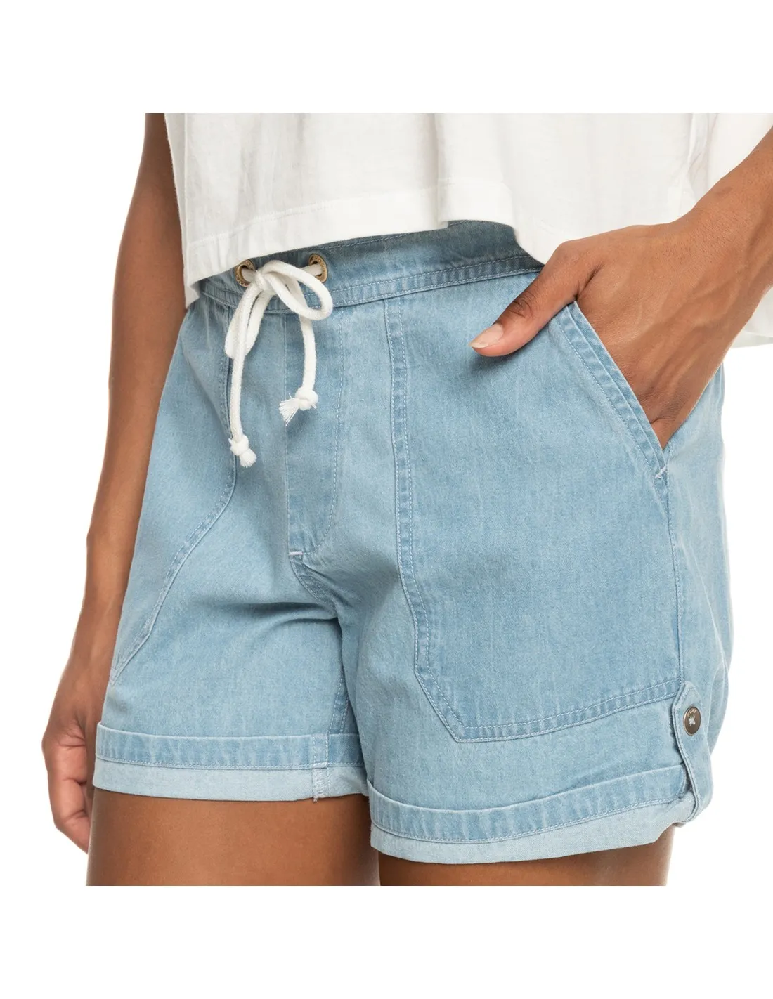 Shorts Roxy Milady Beach Regular Azzurro
