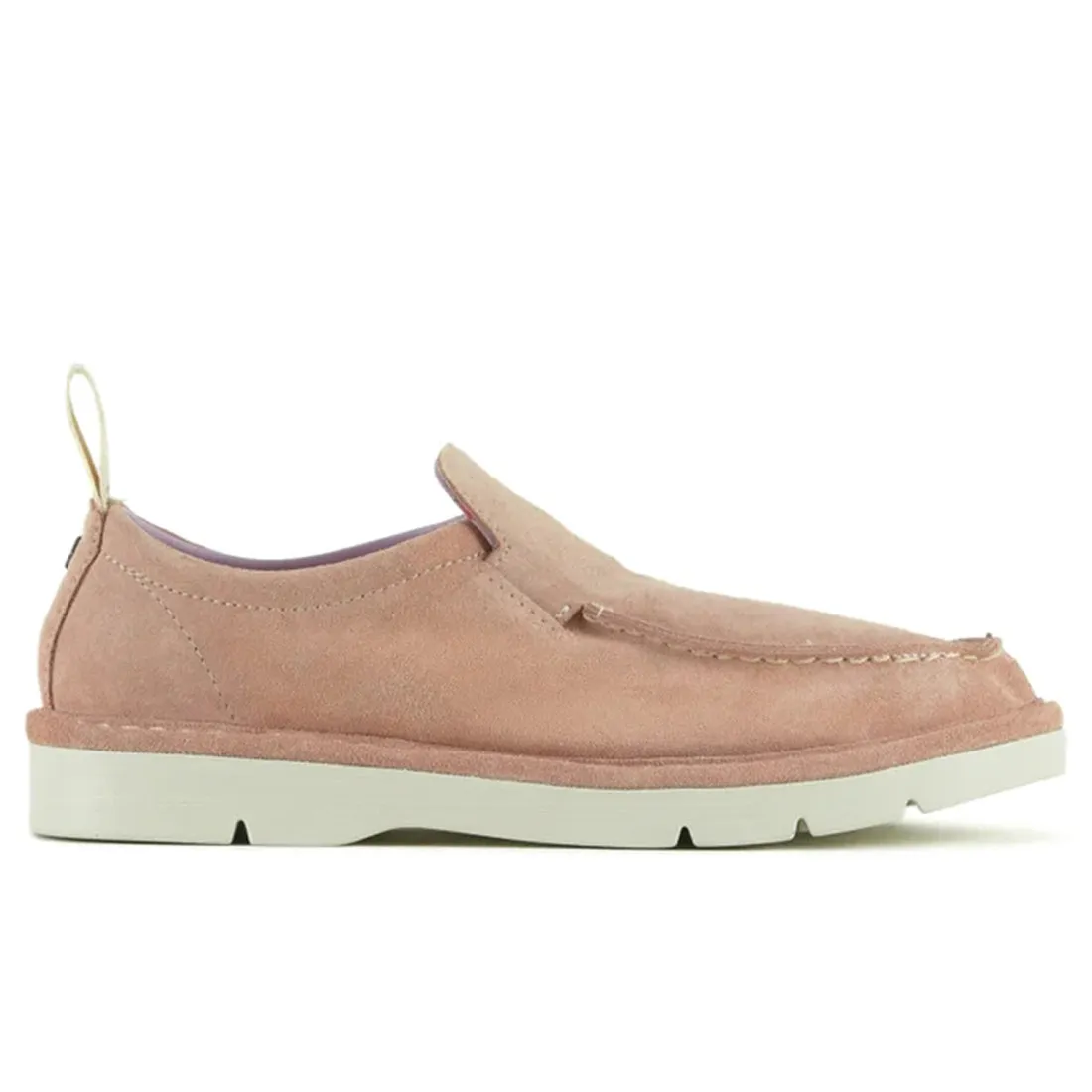 Slip on da donna Panchic P19 in camoscio rosa cipria