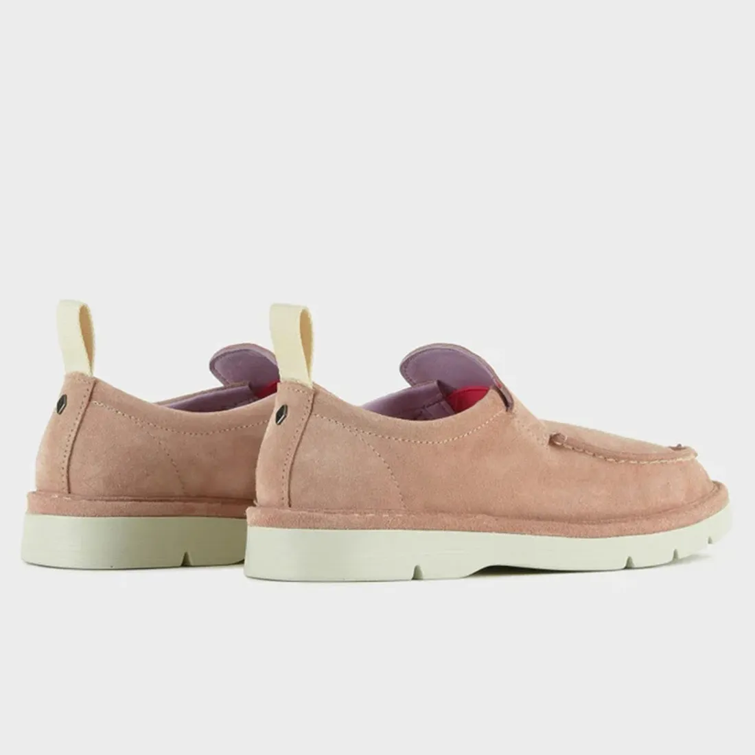 Slip on da donna Panchic P19 in camoscio rosa cipria