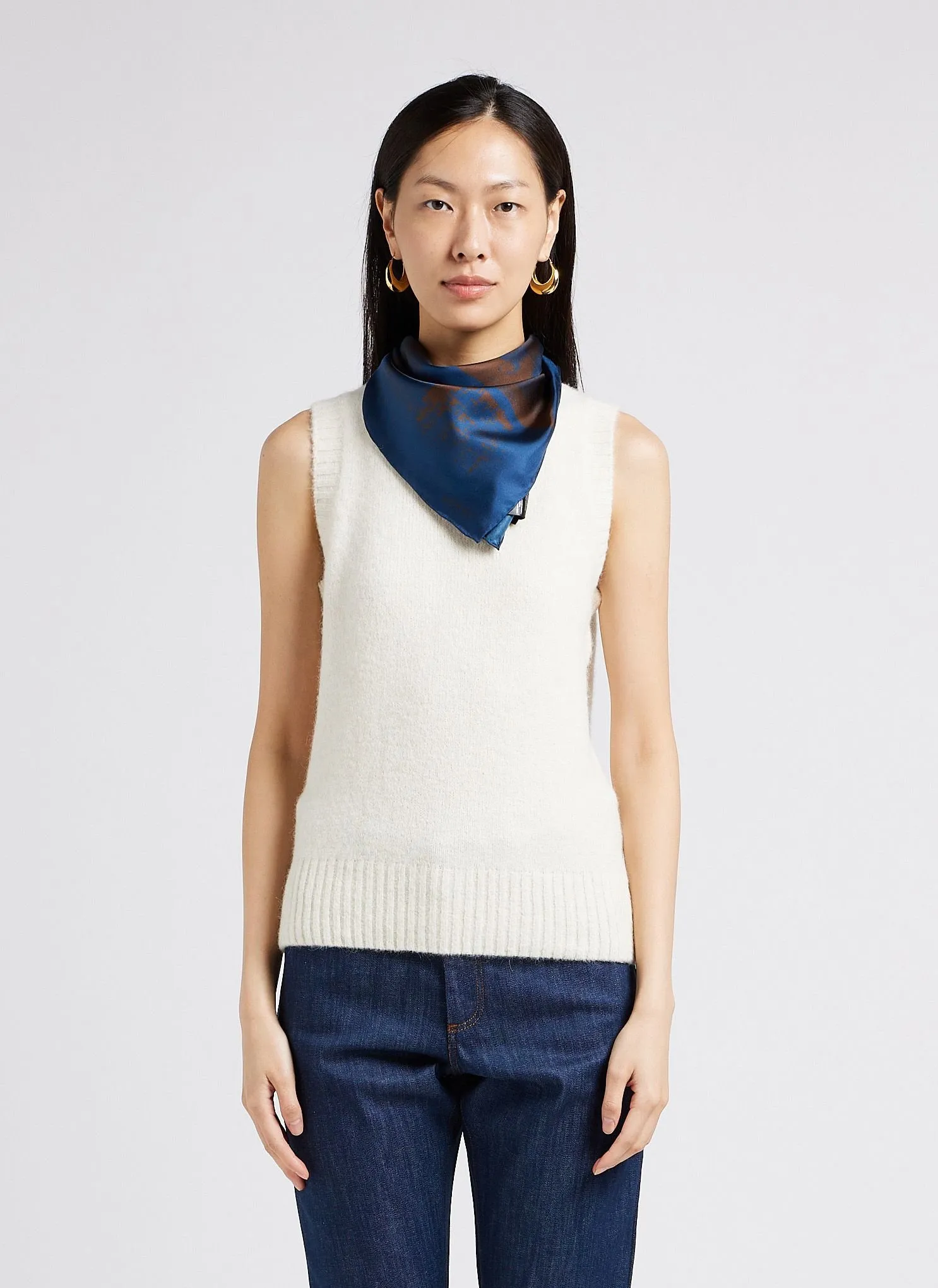  SOEUR   NAMASTE - Maglione scollo tondo in maglia morbida | Beige