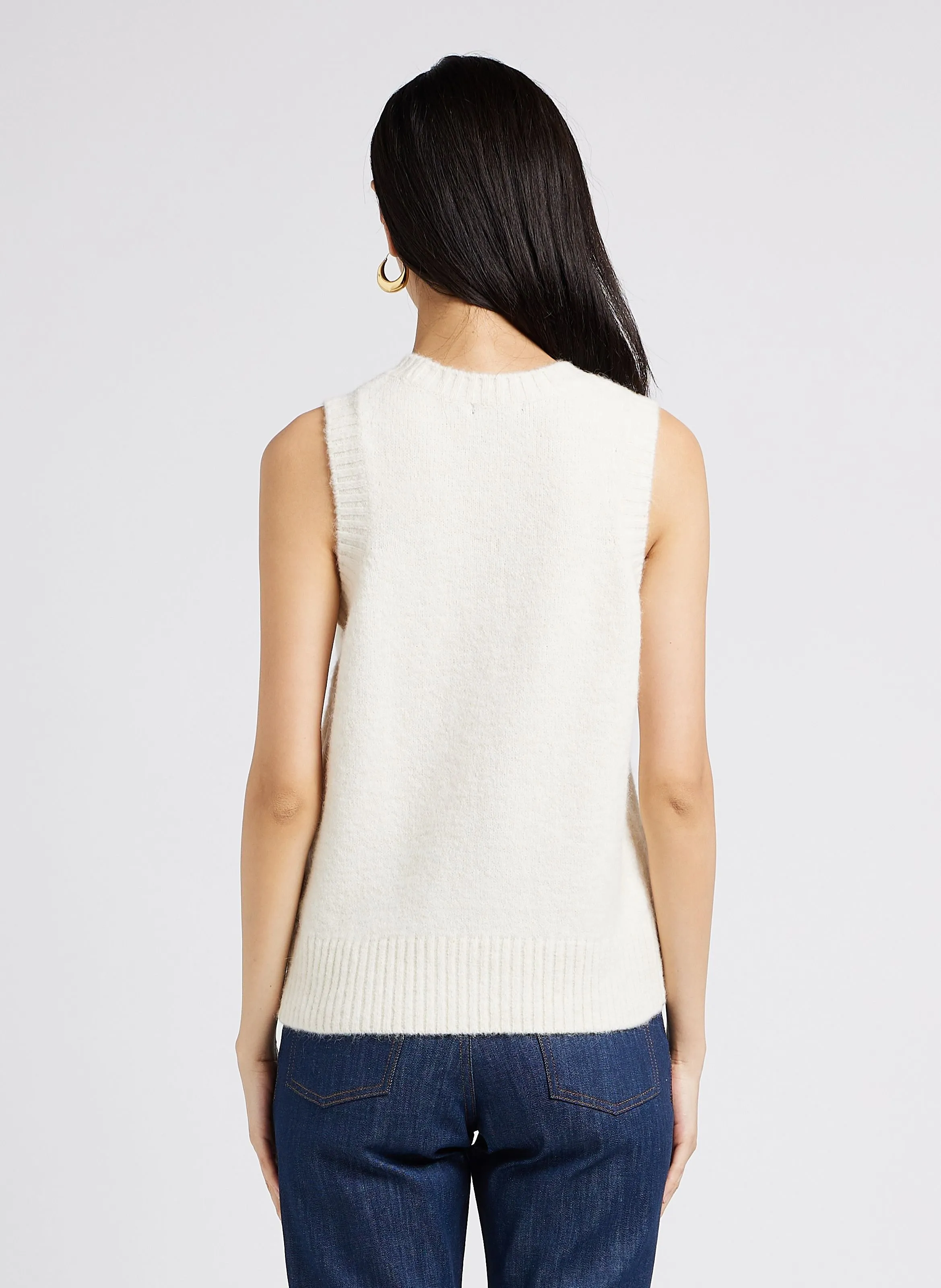  SOEUR   NAMASTE - Maglione scollo tondo in maglia morbida | Beige